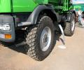 Na nosiči MAN (Celková hmotnost 14 t) byly poprvé použity pneumatiky s ráfkem 28 palců pro aplikaci hnojiv v porostu