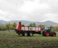 Menší traktor = nízká spotřeba a nízké náklady na aplikaci na 1 ha.