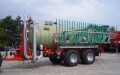 Aplikační cisterna Annaburger HTS 22.K27 na hydropneumaticky odpruženém podvozku se systémem změny tlaku v pneu